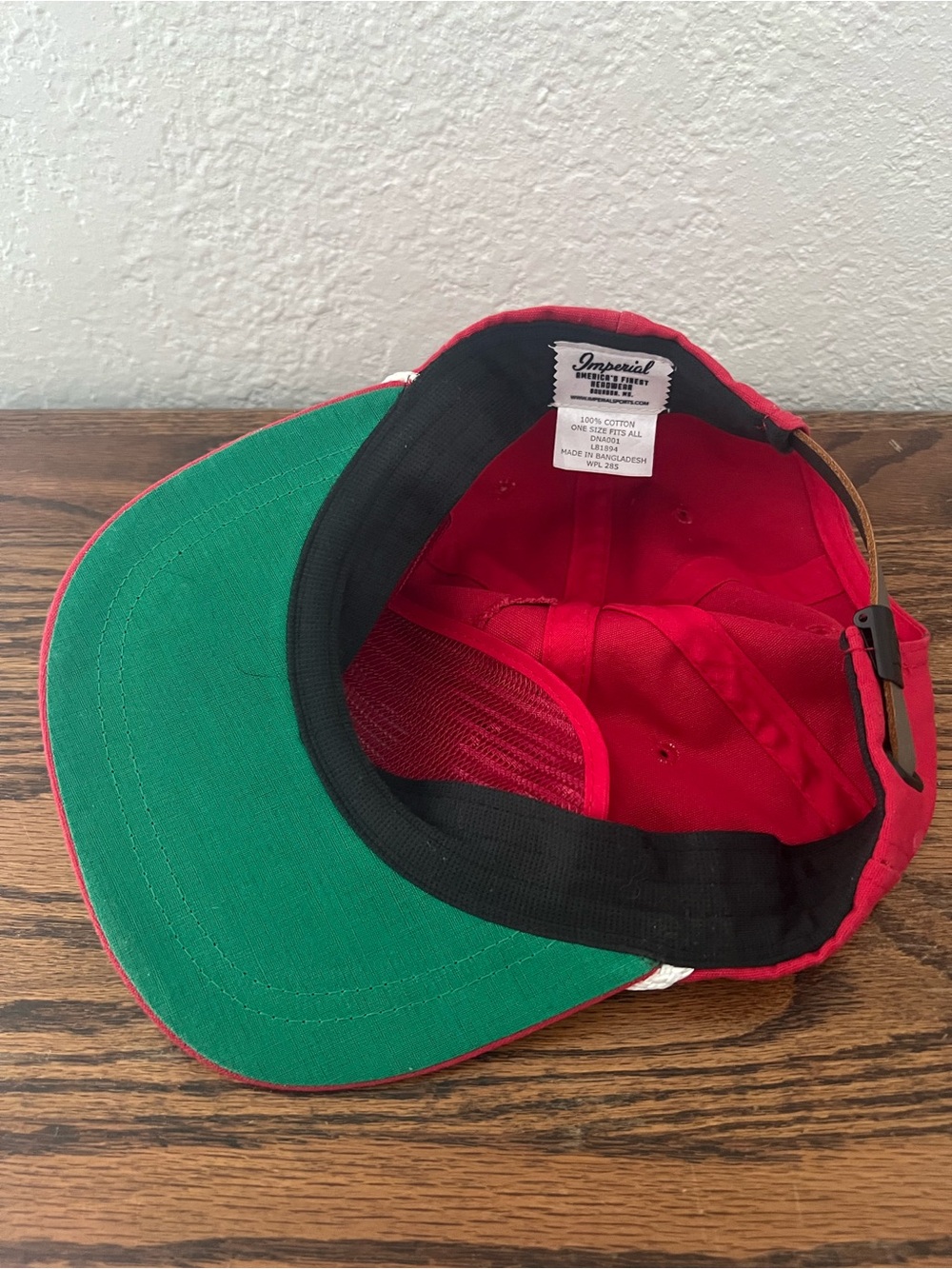 Vintage Arkansas Razorbacks Red Rope Adjustable Back Hat - Picture 4 of 6